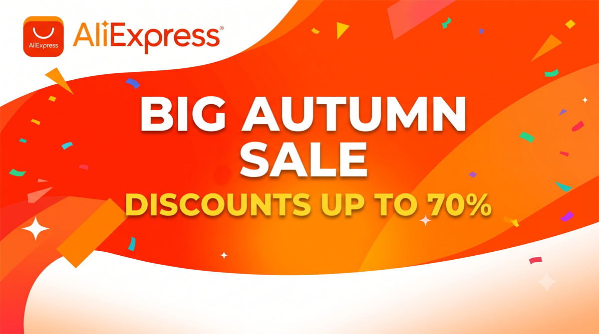Φθινοπωρινές Εκπτώσεις στο AliExpress για αγορές στην Ελλάδα